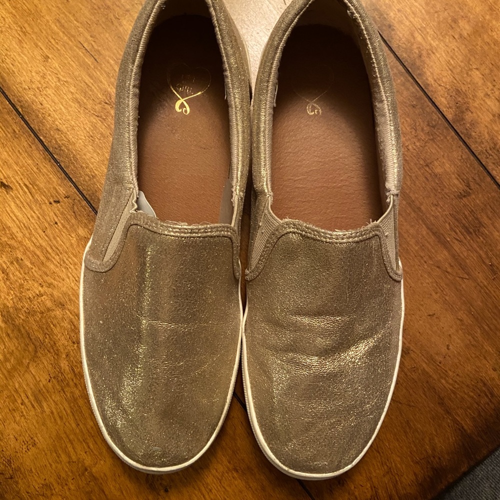 Metallic Gold Shoes